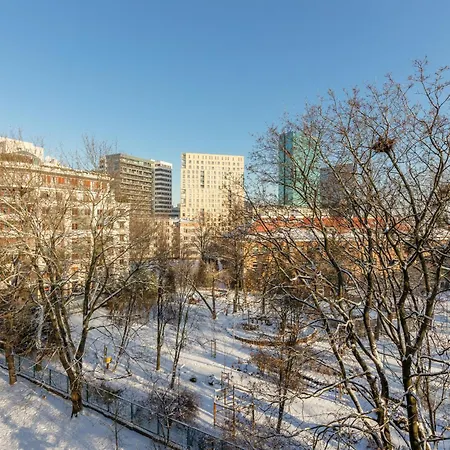 公寓 Bright And Quiet Studio With Balcony In The Center Of By Renters 华沙